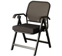 Folding Office Armrests - Mesh Chairs for Office Meetings Recept and Training Rooms - Black Bounce-Back Design