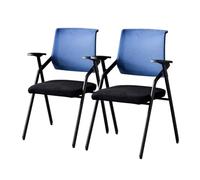 Folding Office Chair with Armrest, Breathable Mesh Back for Company, School, and Waiting Room Training
