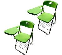 Folding Office Chair with Writing Tablet, Steel Frame for Training, Conferences, Business and Learning