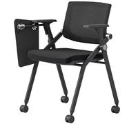 Folding Office Chairs, Modern Office Computer Chairs with Armrests, Folding Training Chairs, Staff Chairs, Conference Room Seats, Suitable for Office Meetings, Training Chairs, Leisure Chairs ( Color