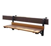 Folding Outdoor Balcony Table - Wall-Mounted Garden Side Table Space-Saving Railing Bar for Patios & Decks Perfect for Dining & Relaxing Outside