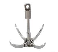 Folding Outdoor Grappling Hook for Climbing Activities Including Mountain Anchoring Rock Securing and Camping Equipment Handling (C (A（Four Claws）)