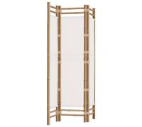 Folding Panel Room Divider Privacy Screen Black/Cream White Multi Sizes vidaXL