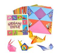 Folding Paper for Kids - Paper Craft Projects, Colorful Supplies for Folding Animals | Preschool Learning Activities, Arts And Crafts with Educational Book for Proget