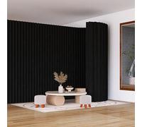 Folding Paper Room Divider, Accordion Privacy Screen for Indoor Use, Portable Folding Wall Divider 200cm Height, 300cm Width, Ideal for Home & Office Privacy Solutions