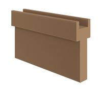 Folding Paper Room Divider - Freestanding Indoor Partit Wall for Living Room & Office Adjustable Width 50-100cm Ele Brown Design