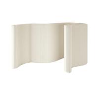 Folding Paper Room Divider - Portable Adjustable Paper Screen, Freestanding Wall Partition with Flexible Design for Privacy & Space Separation white 118.1 * 86.6in