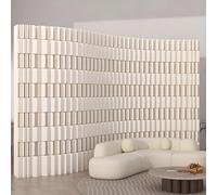 Folding Paper Room Divider - Portable Privacy Screen for Home, Office, Event Spaces, Easy to Set Up, Lightweight, Adjustable, Stylish Design