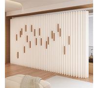 Folding Paper Room Divider, Portable Privacy Screen Wall for Room Separation, Home Office Studio Exhibition Party