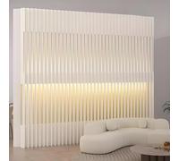 Folding Paper Room Divider - Retractable Screen for Home and Office, Space-Saving Design, Easy to Use and Store, Versatile Lightweight Partition