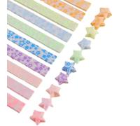 Folding Paper Strips - Star Folding Strips, Glow in The Dark | Portable Star Paper Strips, Elegant and Unique Lucky Star Paper for Crafts, Decoration