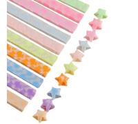 Folding Paper Strips - Star Folding Strips, Glow in The Dark | Portable Star Paper Strips, Elegant and Unique Lucky Star Paper for Crafts, Decoration