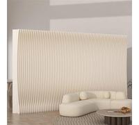 Folding Paper Wall Divider for Room Separation, Portable Temporary Partition Wall and Privacy Screens for Home/Office/Shopping Mall/Exhibition/Gallery