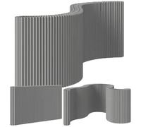 Folding Partition Privacy Screen - Room Divider for Living Room, Bedroom, Home Office, Studio Apartment - Adjustable Width 100-700cm, Height 160-180cm (Cream, 200x160cm)