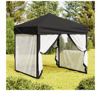 (black, 199 x 199 x 254 cm) vidaXL Folding Party Tent with Sidewalls Pavilion Marquee Multi Colours/Sizes