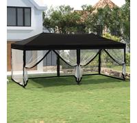 (taupe) vidaXL Folding Party Tent with Sidewalls Pavilion Marquee Multi Colours/Sizes