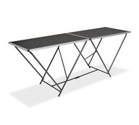 Folding Pasting Table MDF&Aluminium Working Desk Workbench 300cm/200cm vidaXL