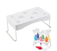Folding Pastry Bag Rack, Multi Hole Nozzle Tip, Stand, Cake Icing Rack Organizer | Never Fold or Break Cake Stand