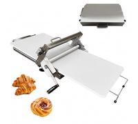 Folding Pastry Sheeter Machine, Manual Dough Roller for Croissants, Puff Pastry, Danish Pastry and Pie Crust, Countertop Bakery Equipment(Commercial Bakery)
