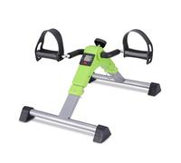 Folding Pedal Exerciser, Mini Under Desk Bike with LCD Display, Portable Foot Hand Peddler Machine for Arm and Leg Workouts at Home or Office
