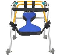 Folding Pediatric Walker with Padded Standing Frame for Children and Teens with Mobility Needs