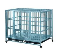 Folding Pet Cage Indoor with Toilet Large Dog Cage Suitable for Indoor and Outdoor Pet Housing Dog House