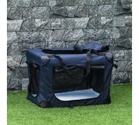 Pawhut Folding Pet Carrier Soft Dark Blue 415 x 410 mm