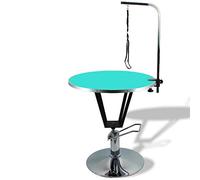 Folding Pet Dog Cat Grooming Table Pet Grooming Table Round Hydraulic Lifting Dog Grooming Table Pet Shower & Bath Accessories E 70 * 80-90 cm