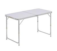 Folding Picnic Table - Adjustable Height Lightweight Outdoor Table for Garden Camping Balconies - Portable Versatile Solution for Outdoor Activities