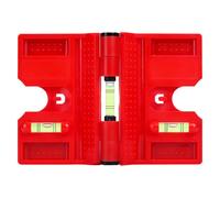 Folding pipeLevel - Multifunctional Post Center Finder Tool, Leveling Tool pipePost Beams Installation | Electrical Conduit Alignment, Fence Rail Setting, Structure Beam Leveling, Remodeling Projec