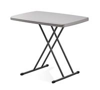 Folding Plastic Table - Lightweight Portable Tray for Home, Patio, and Picnic - Versatile Easy Storage Stand for Events and Outdoor Use