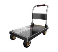Folding Platform Cart with Silent Wheels & Protective Bearings for Heavy Load Handling, Ideal for Warehouse & Storage Use, Durable and Efficient Design