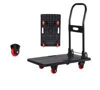 Folding Platform Trolley Cart - Multifunctional Hand Truck with Universal Wheels for Easy Material Handling & Logistics - Heavy-Duty Flatbed Sack Truck for Wholesale Use