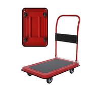 Folding Platform Truck Heavy-Duty Hand Cart for Moving Anti-Slip Coating Rubber Edge Protection 78x51x89cm Portable Folding Hand Truck for Easy Transport