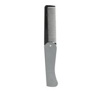 Folding Pocket Beard Comb - Stainless Steel Hair & Beard Comb, Moustache Styling Brush, Pocket Size Folding Hair Straightener | Mustache Combs For Husbands Dads Boyfriends Home Travel Vacation Apartme