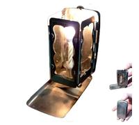 Folding Pocket Candle Lantern, Medieval Vintage Pocket Candle Lantern, Creativity Sequrety Folding Candle Lantern, Portable Outdoor Candle Lamp Decorative for Camping Hiking Travel (1 pcs)