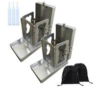 Folding Pocket Candle Lantern, Portable Outdoor Candle Lamp For Camping Hiking, Windproof Decorative Pocket Candle Lantern, Medieval Vintage Small Pocket Lantern With Candle And Bags (2 pcs)