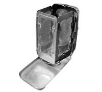 Folding Pocket Candle Lantern, Portable Stainless Steel Mini Lantern, Punk Vintage Folding Candle Lantern, Outdoor Candle Lantern for Camping, Hiking Travel, Unique Gift Idea(Candle Not Included)