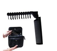 Folding Pocket Comb | Double-Headed Portable Brush Travel Set - Anti-Static, Curly And Straight Styling Tool, Fine Tooth Comb For Outdoor Hiking