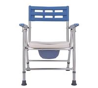 Folding Potty Chair Bedside Commode Homecare Bariatric Toilet Seat Height Adjustable for Adults, Handicap with Non-Slip Handles and Bucket Multifunctional