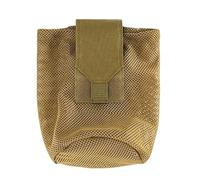Folding Pouch To The Belt - Drawstring Organizer For Camping,Foldable Lace Cap Bag Volume For Equipment Organization Hiking Equipment Outdoor Recreation Hunting Climbing, khaki, se beskrivning, Unisex