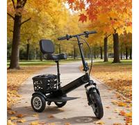 Folding Powered Mobility Scooters for Adults - Compact and Lightweight Design, 3 Wheel Electric Scooter - Perfect for Urban Living, Easy Storage and Transport