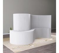 Folding Privacy Screen, Paper Room Divider for Office, Home or Exhibition Use, Modern Decorative Room Dividers, Organizes Space Efficiently