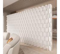 Folding Privacy Screen, Portable Room Divider with Adjustable Sizes, Ideal for Home Office Clothing Store and Enterprise Use