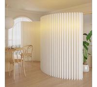 Folding Privacy Screen, Portable Room Dividers, Retractable Honeycomb Paper Partition for Home and Office, Easy Set-Up Wind Wall for Enhanced Privacy and Space Management