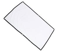 Folding Projector Screen 100 Inch Polyester 16: 9 for Outdoor Movie Use | Portable Projector Curtain, Screen Projector 4k, Simple Design, Easy Install, Indoor Events, White