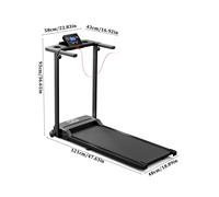 Folding Protective Indoor Treadmill