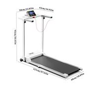 Folding Protective Indoor Treadmill