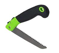 Folding Pruning Saw, 11.8 Inch Camping Saw for Gardening and Outdoor Survival with Secure Lock, Non-Slip Ergonomic Handle, Heavy Duty Folding Hand Saw for Wood Cutting, Tree Trimming