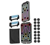 Folding Push Up Board - for Muscle Training, Foldable Training Board, Adjustable Upper Body Power Device, Compact Fitness Accessories with Longtail Function, Efficient Home Gym Solution for